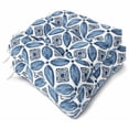 thumbnail image 1 of HONEY HOME Outdoor Chair Cushions Set of 2, 19 x 19 x 4 Inch Tufted Seat Cushions with Ties, Waterproof Patio Chair Pads for Dining Chairs, Garden & Outdoor Furniture, 1 of 7