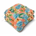 thumbnail image 1 of HONEY HOME Outdoor Chair Cushions Set of 2, 19 x 19 x 4 Inch Tufted Seat Cushions with Ties, Waterproof Patio Chair Pads for Dining Chairs, Garden & Outdoor Furniture, 1 of 7