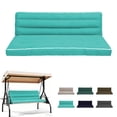 thumbnail image 1 of HONEY HOME Outdoor Swing Cushion with Tie and Memory Foam, 2/3 Seater Replacement Glider Cushion for Porch Bench, 1 of 7