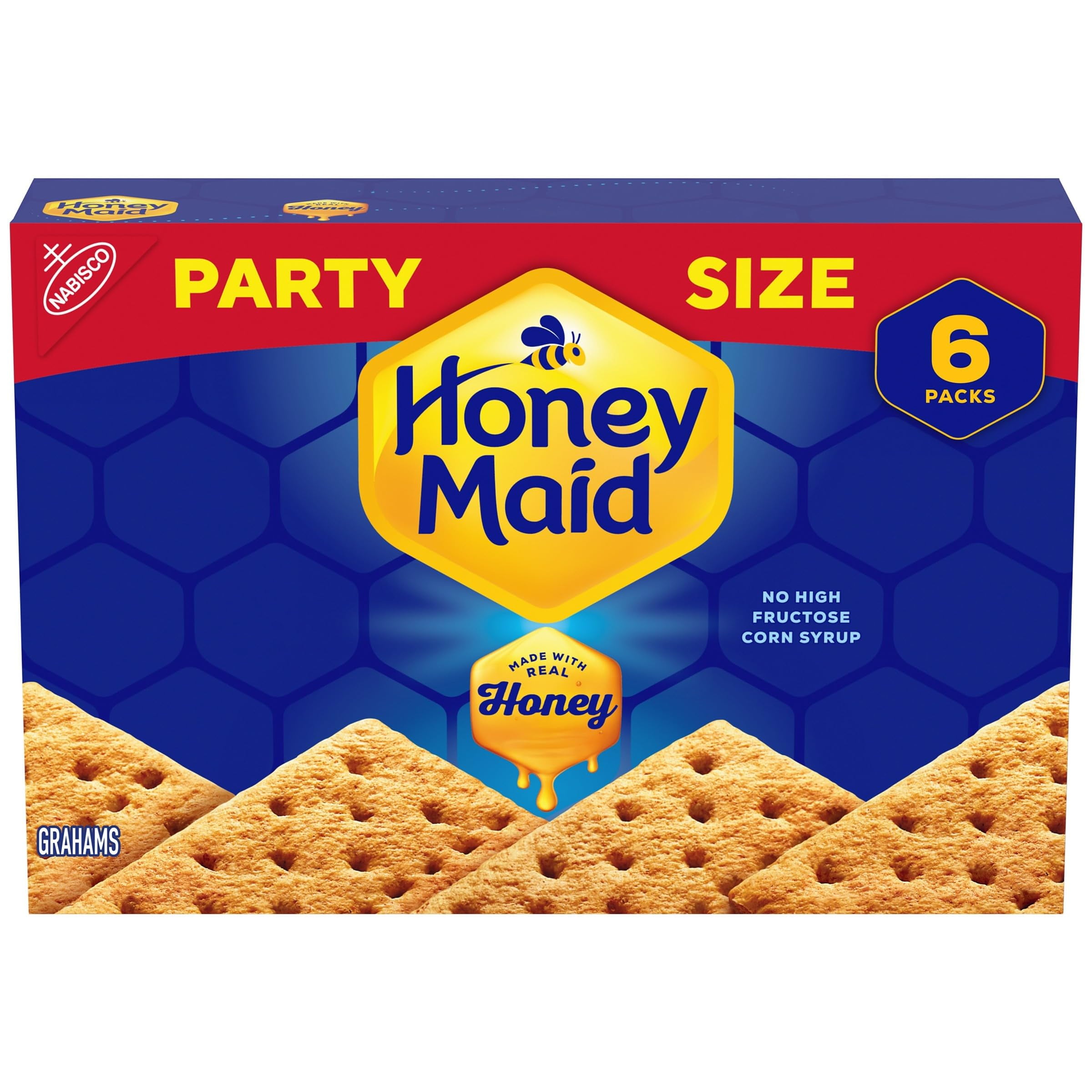 HONEY MAID Graham Crackers, DMF15 Lunch Snacks, Party Size, 28.8 oz
