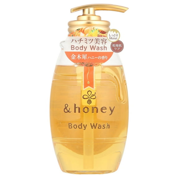 &honey Deep Moist Gel Body Wash, Osmanthus Honey, 16.9 fl oz (500 ml)