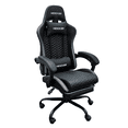 thumbnail image 1 of X Rocker Honeycomb Faux Leather PC Gaming Chair, Black, 1 of 11