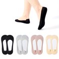 thumbnail image 1 of HONEYSEA No Show Socks Womens - Invisible Flat Socks, 4/8/10 Pairs Low Cut Liner Non Slip Socks Soft & Thin Casual Socks, 1 of 7