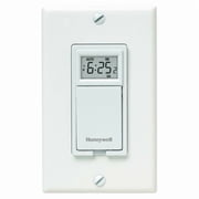HONEYWELL Light Switch, 7 Day, Programmable, White