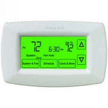 HONEYWELL TH7220U1035 24V 7-Day Touchscreen Programmable Thermostat with with automatic/manual changeover