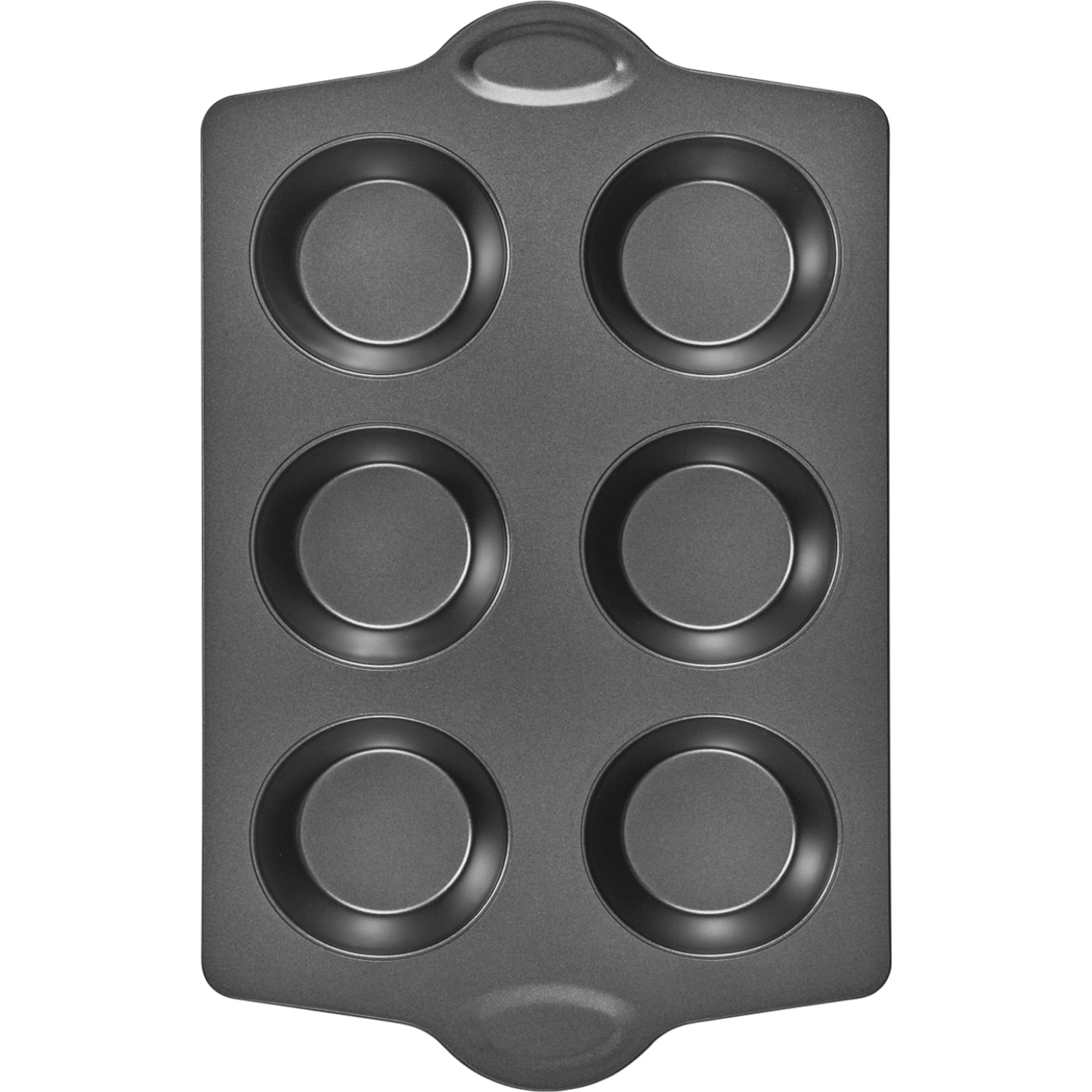 HONGBAKE Nonstick Jumbo Muffin Pan, Large Cupcake Tin for Baking 6 Cup