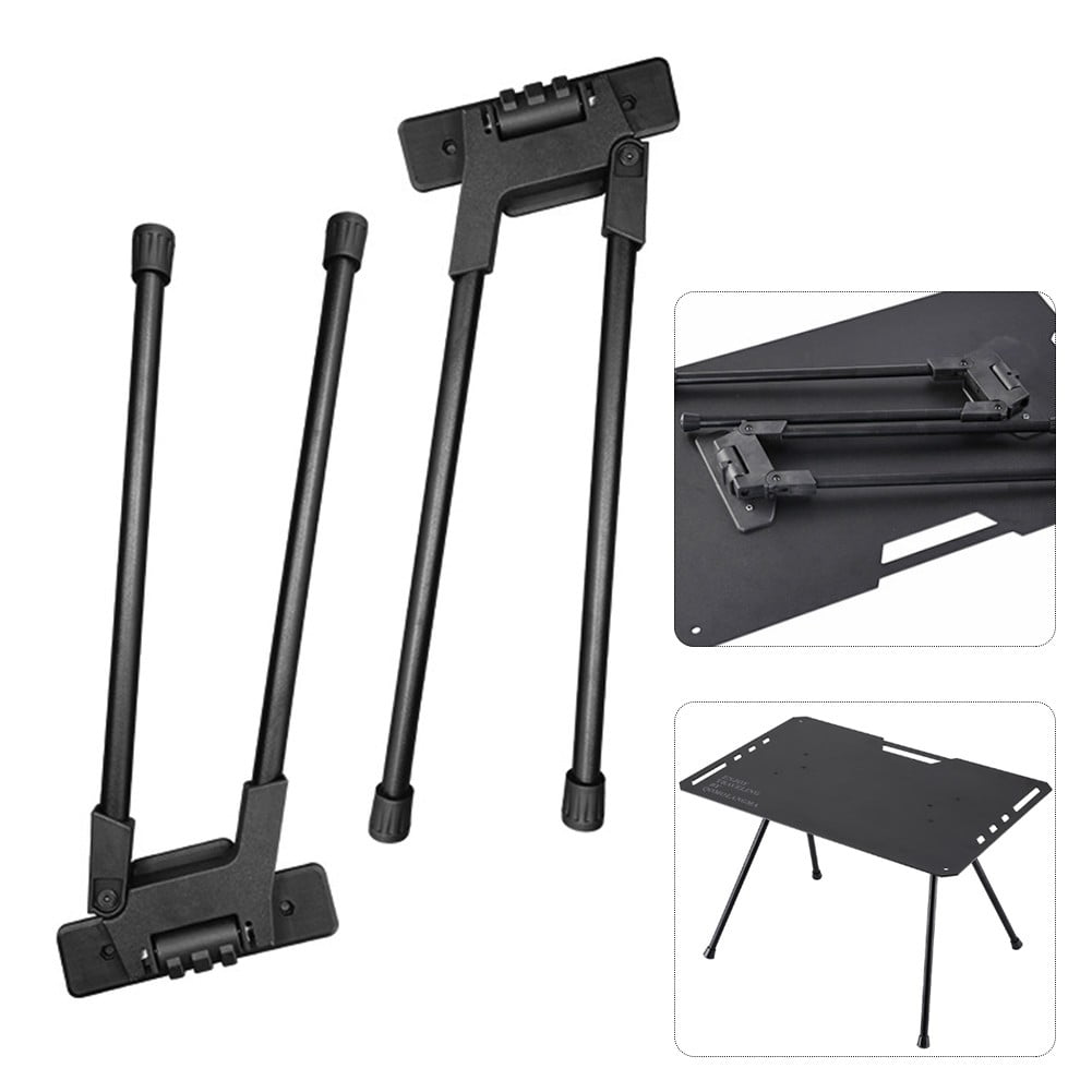 HONGDI 1 Pair of Aluminum Alloy Table Legs DIY Feet for IGT Outdoor