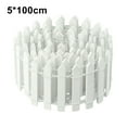 thumbnail image 1 of HONGDI 100cm*5cm Fairy Fence Miniature Garden Ornament Wood Picket Fence for Home Garden DIY, 1 of 9