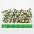 HONGDI Expanding Trellis Artificial Flower Garden Wall Leaf Wood