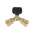 HONGDI Propane Splitter, Propane Tank Y Splitter Adapter with Valves