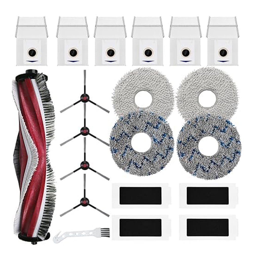 HONGDI T30 PRO MAX vacuum cleaner with rag, dust bag, filter, side