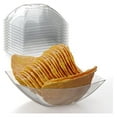 HONGDINGF Disposable Bowls Plastic Serving Bowls Pack Of 12 Square