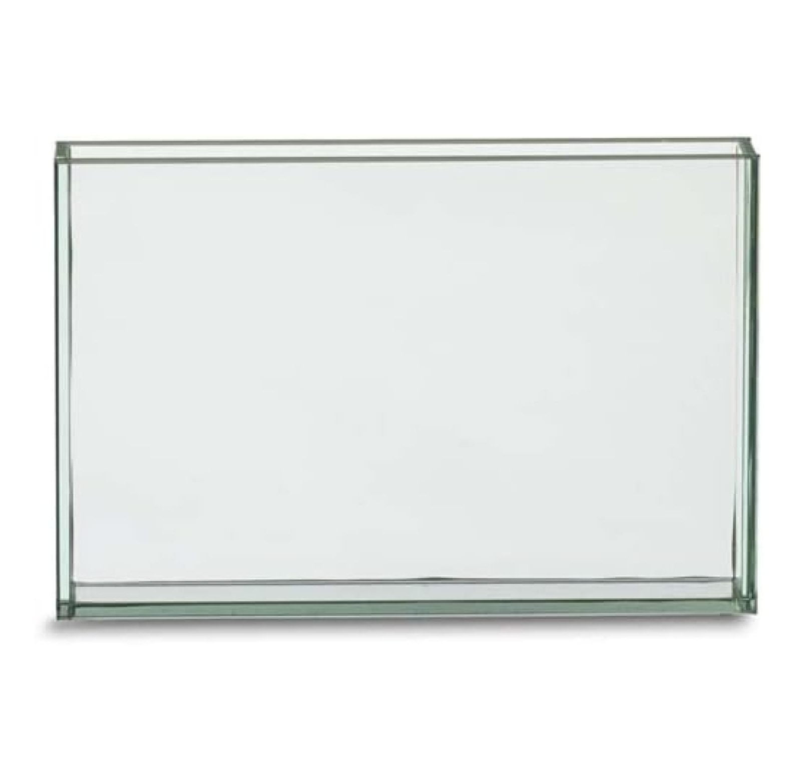 Clear Glass Rectangle Vase for Bouquets