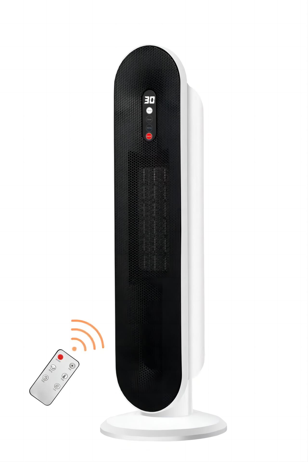 Optimus 17 in Oscillating Tower Heater w Remote Digital Temperature