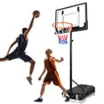 thumbnail image 1 of HONGGE Kids Basketball Hoop Outdoor 5-7ft Adjustable, Portable Basketball Hoops & Goals for Kids/Teenagers/Youth in Backyard/Driveway/Indoor, with 32 Inch Shatterproof Backboard and Larger Base, 1 of 8