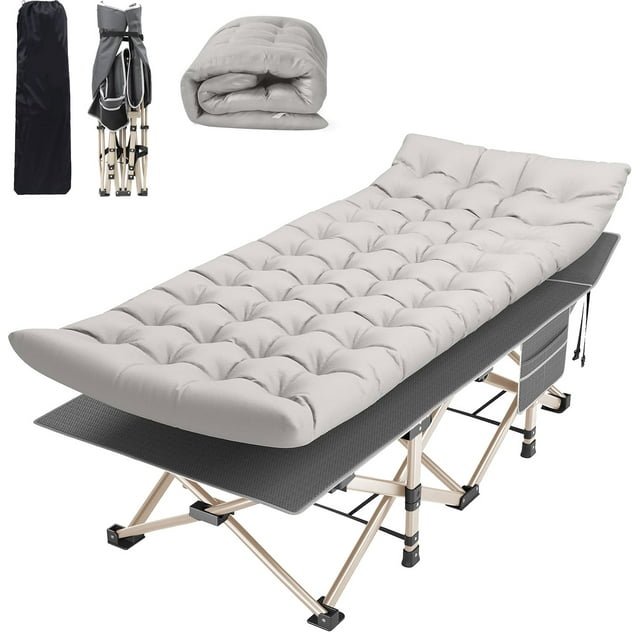 HONGGE Portable Folding Bed Cots for Sleeping,Camping Bed Folding Cot