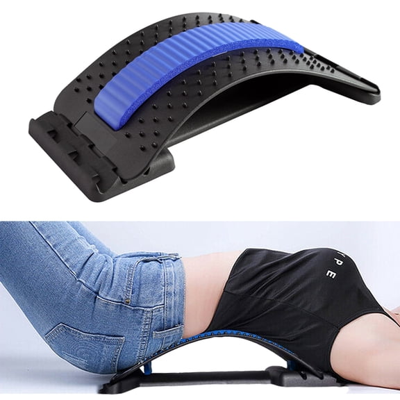 HONGJING Spine Deck Back Stretcher, 3 Level Adjustable Cracking Board for LumbarPain Relief and Muscle Relaxation