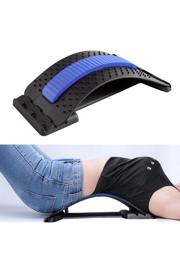 Spine Deck Back Stretcher, 3 Level Adjustable Cracking Board for Lumbar Pain Relief & Back Relaxation