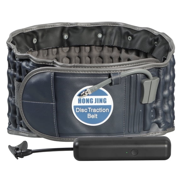 HONGJING Decompression Back Belt with Electric Pump for Lumbar Support, One Size Fits 29-49 inches