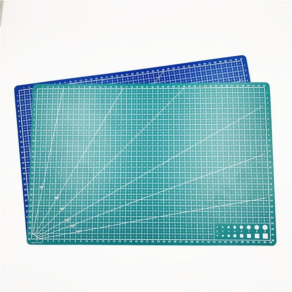 HONGLIN A5 Art Healing Pvc Cutting Mat Double Sided Gridded Rotary On-Slip Surface Rotary Cutting Pad for Sewing Quilting Art Projects