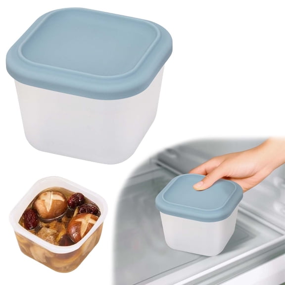 HONGLIN Blue Food Grade Airtight Food Storage Container Set Leak-Proof Microwave Freezer Safe Fresh-Keeping Box For Kitchen Meal Prep Freezing