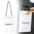 thumbnail image 1 of HONGLIN Car Trash Bag, Hanging Car Garbage Bags with Leak Proof, Disposable Trash Bags for Car and Truck, Road Trip Essentials, 50 Count, White, 1 of 7