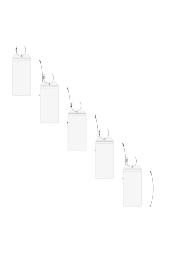 Cruise Luggage Tags,10Pack Fits Luggage Tags for Cruise Ships/Boarding Pass Ship, Clear Tag Bag Holder Travel Waterproof Pvc Bag Tag with Steel Loops & Resealable Zipper