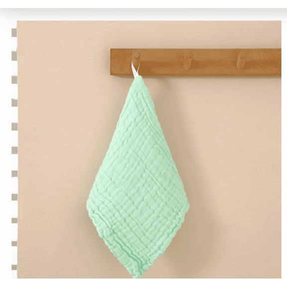 HONGLIN Plain Square Baby Cloth Soft Absorbent Bib for Drooling & Teething Infants