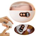 thumbnail image 1 of HONGLIN Rechargeable Automatic Nail Clipper, Electric Nail Trimmer for Seniors and Adults, LED Light Toenail Cutter with Buffing and Polishing, White, 1 of 7