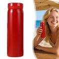 thumbnail image 1 of HONGLIN Small Water Bottle, Mini Water Bottle with Leak Proof Lid, Vacuum Insulated for Hot and Cold Drinks, Portable Travel Flask, 9.47oz, Red, 1 of 7