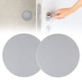 thumbnail image 1 of HONGLIN Wall Protector from Door Knobs, 2 Inch Silicone Door Stop, No Drill Peel & Stick Wall Protector for Doors and Furniture, Gray, 1 of 7