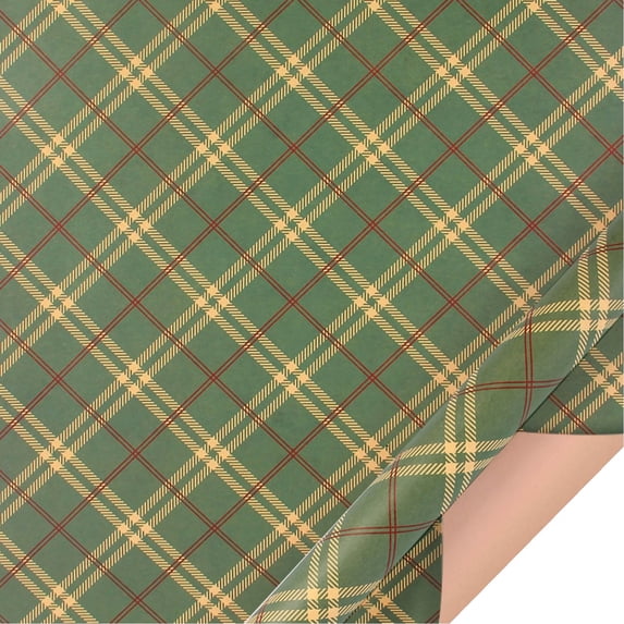 HONGLIN Wrapping Paper, Vintage Kraft Gift Wrap With Retro Pattern, Durable Christmas Wrapping Paper For Holiday And Party Gifting