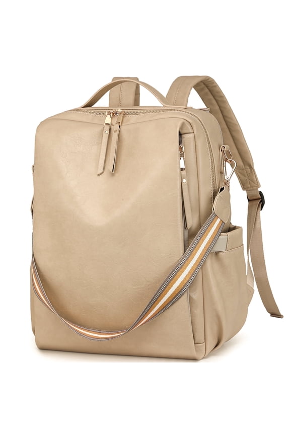PU Backpack Purse for Women Fashion Waterproof Travel Backpack Ladies Work Shoulder Bags