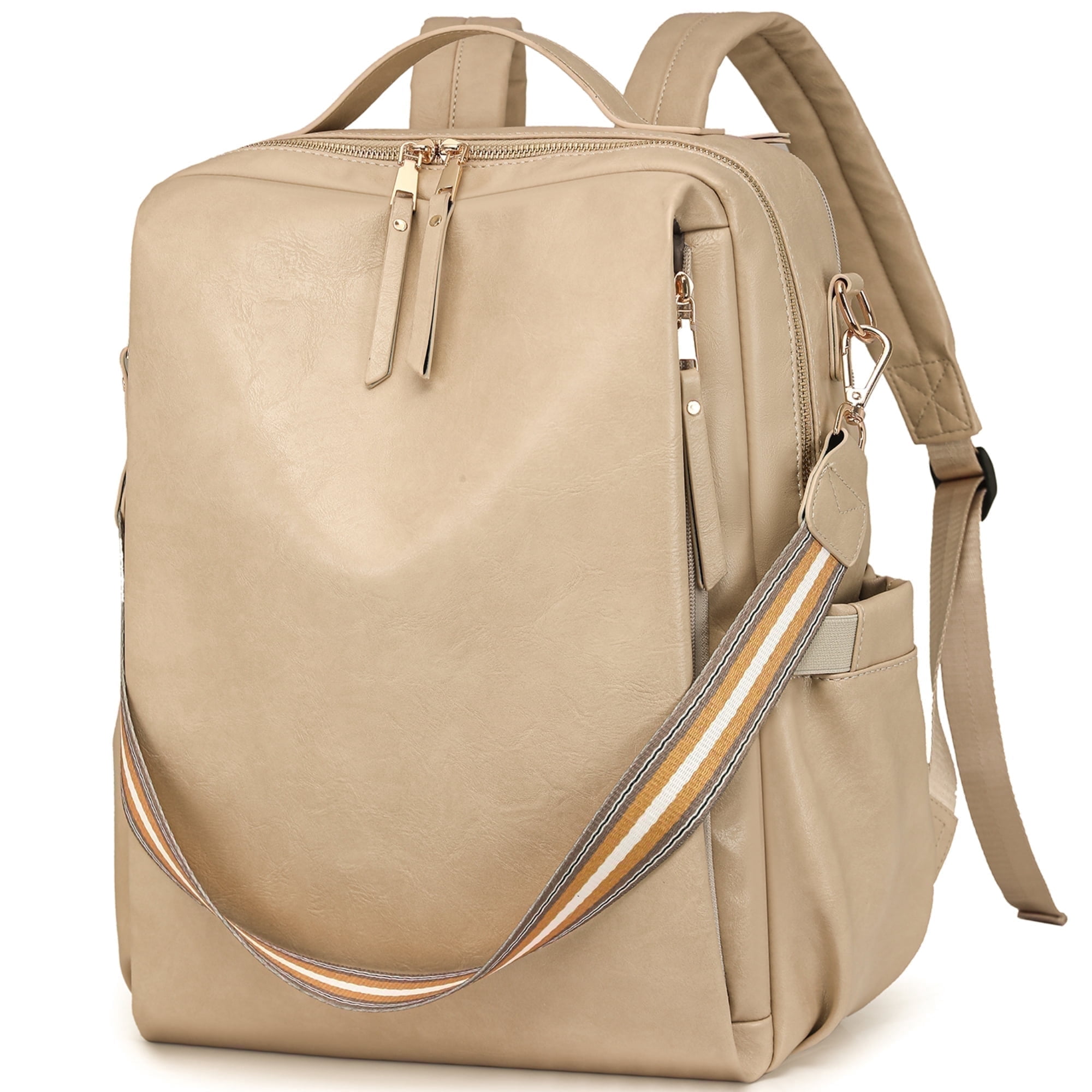HONGLONG Womenâ€™s Convertible Backpack, PU Leather Anti  display picture 1