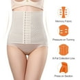 thumbnail image 1 of HONGLONG Women's Waist Trainer Corset Tummy Control Body Shaper with Adjustable Hooks Beige 5XL, 1 of 9
