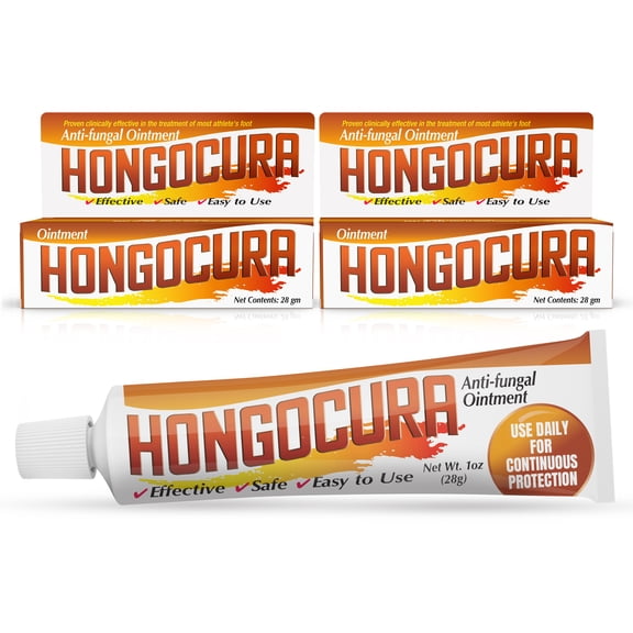 HONGOCURA, Antifungal Cream for Athletes Foot, Jock Itch Maximum Strenght , 1 oz (2 Pack)