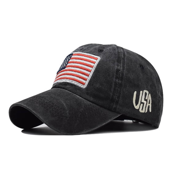 HONHUZH Summer Hats Mens Women Independence Day Baseball Hat Adjustable Patriotic Sun Cap