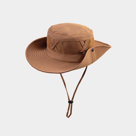 HONHUZH Summer Hats Unisex Solid Color Fisherman Sun Hat Foldable Summer Beach Outdoor Cap