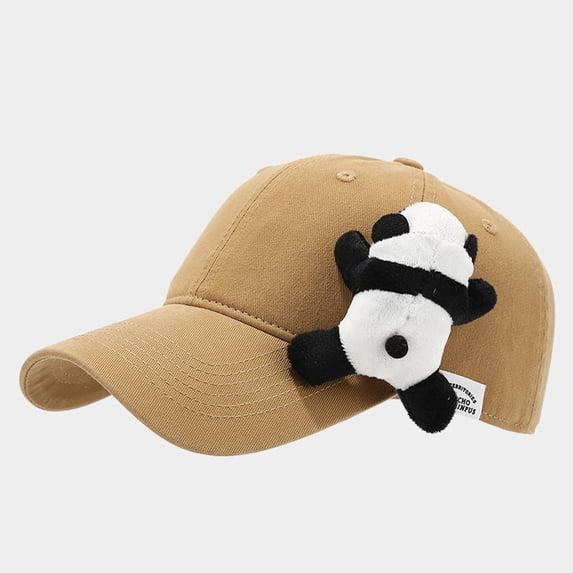 HONHUZH Summer Hats Womens Cute 3D Panda Baseball Hat Adjustable Summer Sun Cap