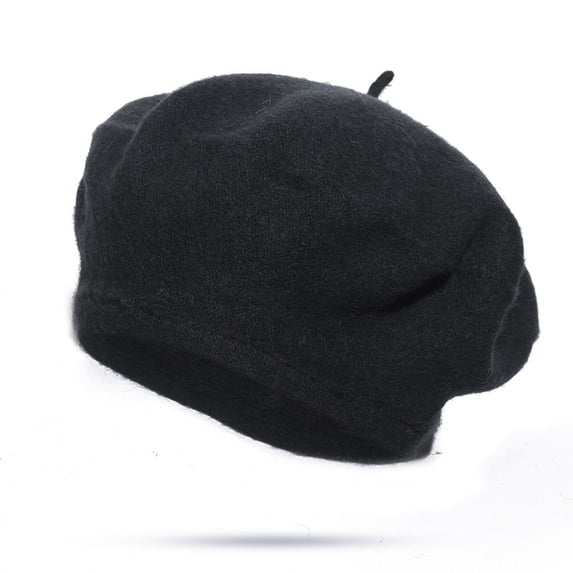 HONHUZH Summer Hats Womens Solid Color Beret Hat Classic Painter Style Fall Winter Warm Cap