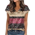 thumbnail image 1 of HONHUZH Womens Summer Tops Satin Tank Top Plus Size V Neck Floral Sleeveless Tops Business Casual Outfits Work Blouses, 1 of 6
