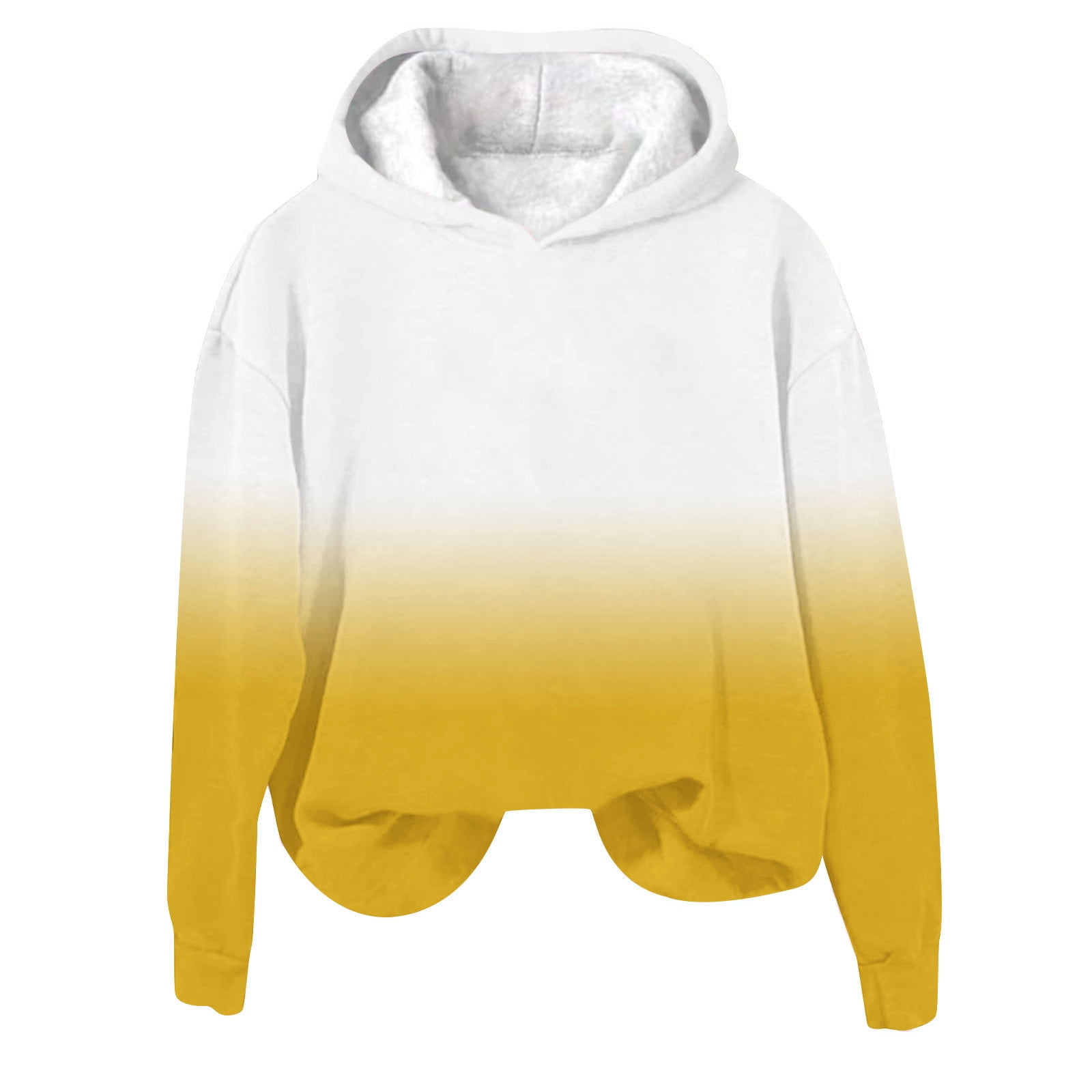 HONHUZH Womens Sweatshirts Clearance Hoodies Comfortable Top Hoodie Pattern  Printed Hooded Sweatshirt Yellow, S - Walmart.com