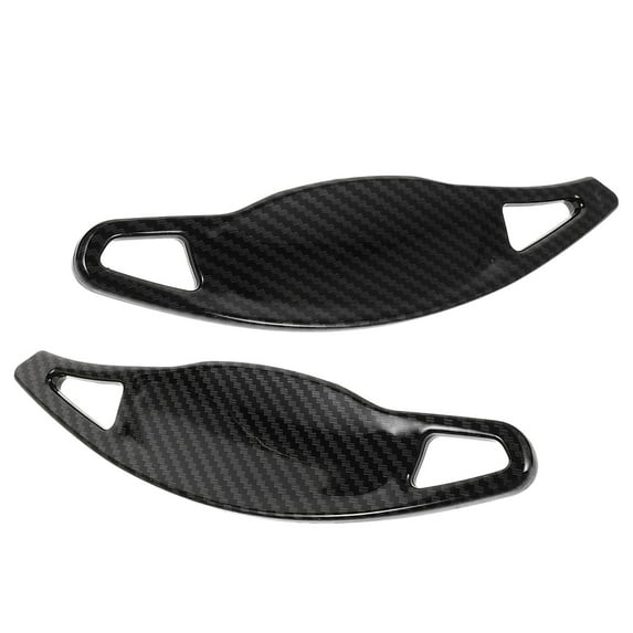 HONITANO 1 Pair 7.0x1.6x0.2in Flat Black Paddle Shift for Car Enthusiasts Driving Experience Upgrade
