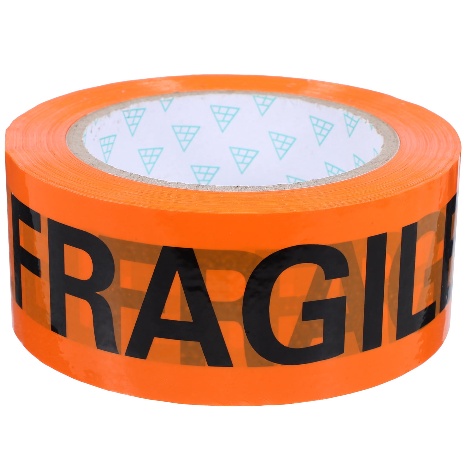 HONITANO 1 Roll Packing Tape Fragile Orange Background with Black Text 4.8cm x 393.7in for