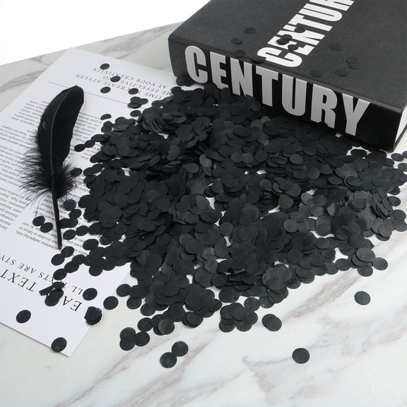 HONITANO 1 Set Confetti Black For Balloon Accessories In Wedding Events