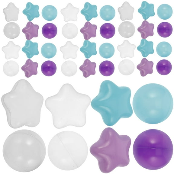 HONITANO 100Pcs Ball Pit Balls for Toddlers Sensory Play and Tactile Stimulation 2.2x2.2x2.2in