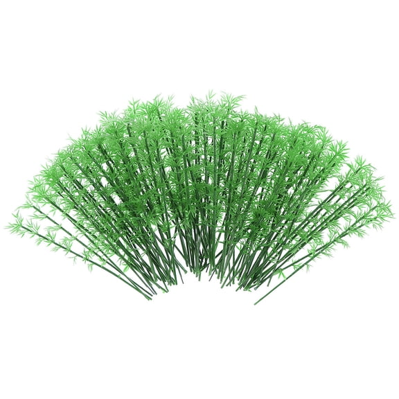 HONITANO 100 Pieces Model Train Scenery Trees, Green Miniature Plastic Landscape Trees for Diorama and Project Decoration