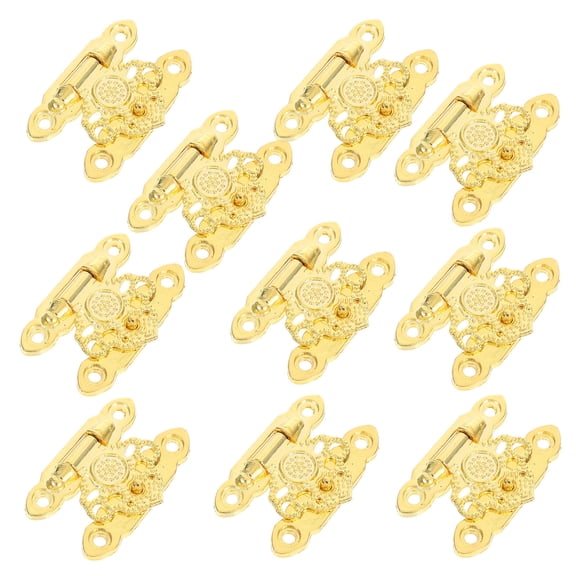 HONITANO 10Pcs Metal Box Latch Hook Alloy Decorative Lock for Jewelry Boxes and Wood Storage