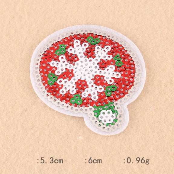 HONITANO 10pcs Fashion Sequin Iron on Patch Assorted Color Decoration for Handcraft Enthusiasts and DIY Projects