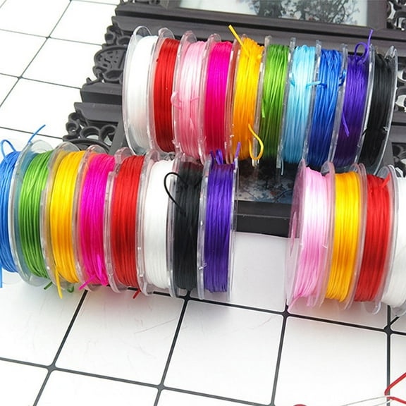HONITANO 12 Rolls Lanyard String for Bracelet Making Children Diy Enthusiasts Assorted Color 393.00X0.39X0.39In